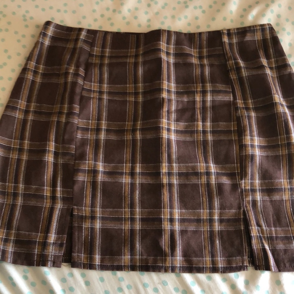 Brown Midi Skirt